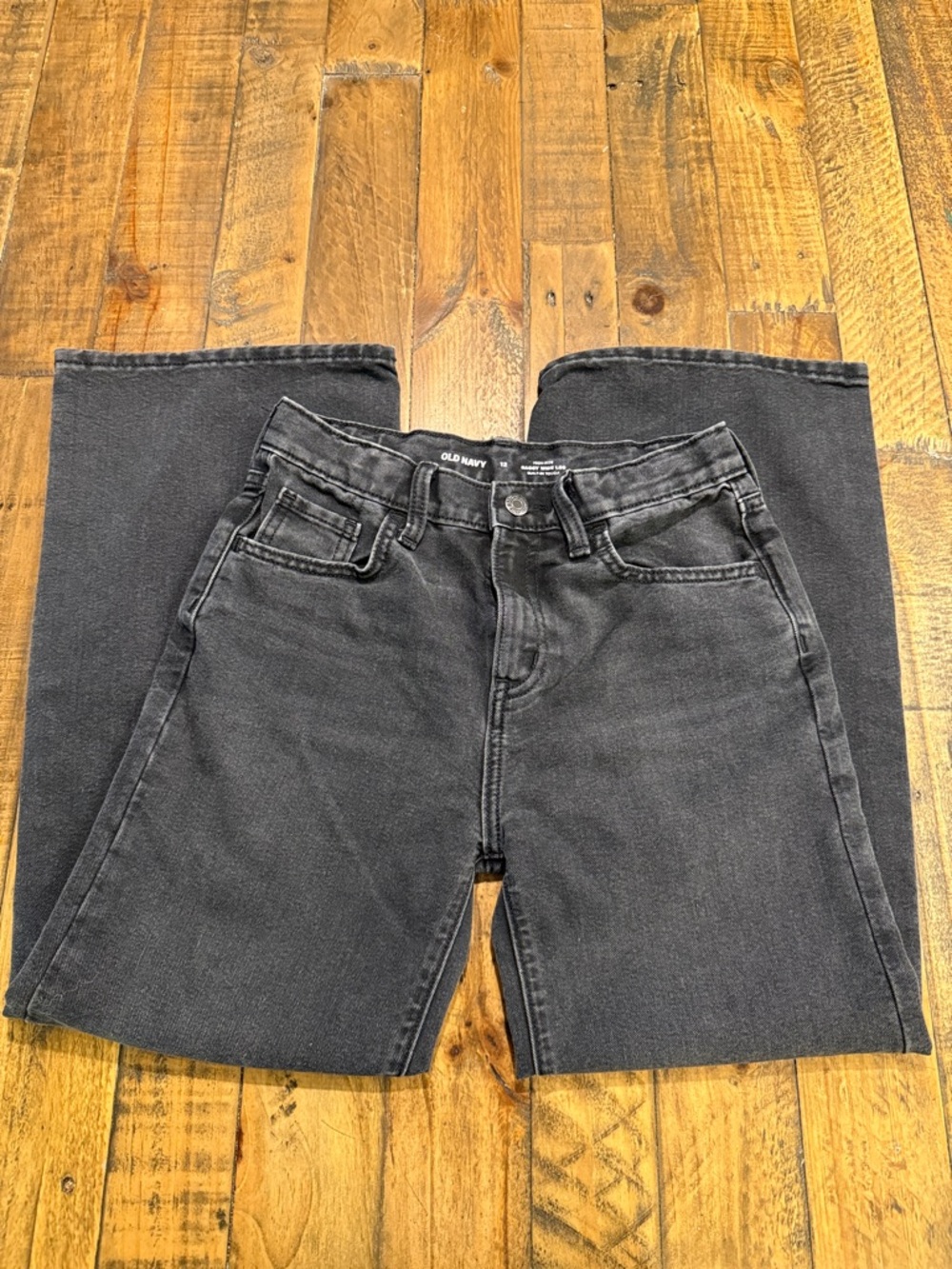 Old Navy Black Kids' Straight-Leg Jeans